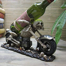 Vino Personalizzato Scheletro Modello di Moto Portabottiglie Decor Resina Testa di Teschio Bicchieri Ornamento Artigianale Accessori per La Casa E Pub Bamboomodel