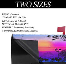 San Valentino Parigi Torre Eiffel Romantica Coppia Carrozzina Tramonto Postale Copre Magnetica Giardino Cortile Decorazione Casa Dimensioni Standard 53,3 cm x 45,7 cm