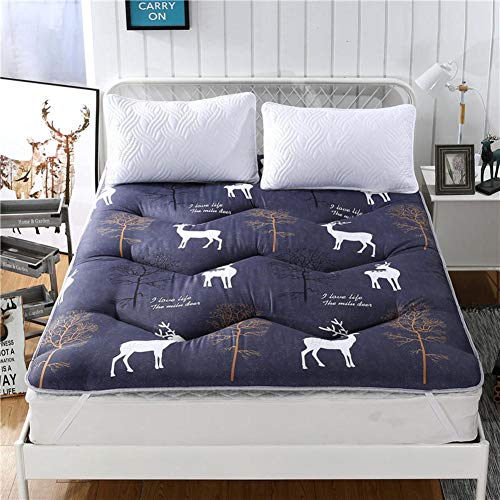 JRG Thick Tatami Stuoie Copertura di Base, Pieghevoli Giapponese Futon da Terra Spugna Mat Soft Copertina di Topper Caldo Studente Dormitorio Cotone Imbottito-c