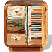 vidaXL Credenza Madia Cassettiera Mobile 3 Cassetti in Legno Massello Recuperato