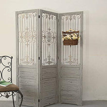 Room Screen Even Paravento Pieghevole deliberatamente Vecchio Effetto, Schermo Pieghevole in Legno Rimovibile per Camera da Letto per Hotel, Decorazione Adatta