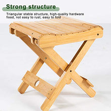 Sgabello pieghevole in bambù da 30,5 cm, portatile, in legno, per doccia, per adulti, bambini, disabili, anziani (completamente montato)