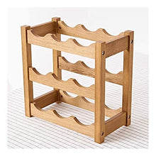 UNU_YAN Moderna semplicità Wine Rack Pieghevole in Legno Wine Rack Holder Esporre Tabella Free Standing Rustica di Legno Rack controsoffitto Decor Free Standing Wine Rack