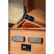SHAO1 Cigar Humidor, Ebano Legno di Cedro Grande capacità Cigar Humidor Cigar Cabinet Portasigarette può Contenere Circa 70 (397 * 257 * 165MM)