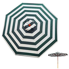 LXLH Ombrellone da Giardino, 2,7 m / 8,9 Piedi Protezione Parasole da Esterno, tettoia Ottagonale per ombrellone con 8 Stecche di Facile Montaggio Protezione Impermeabile per Spiaggia/Piscina /