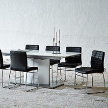 Amazon Brand - Movian Kander - Set da 2 sedie sala da pranzo, 52 x 47 x 86,5 cm, nero