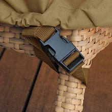 l'Uomo Dio tavola orientabile Amaca mobili parapolvere Protezione UV Impermeabile Esterno Terrazza parzialmente nuvoloso Sedia da Giardino soffitto,caffè e Nero,Piccolo