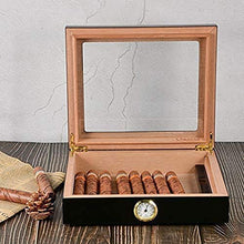 SCDZS Legno di Cedro Tabella Humidor Portatile Cigar Box - buona Tenuta Portatile Rimovibile Cigar Box Valigia Salva Spazio può Essere effettuato