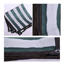 Ombra Vele Ombreggiatura Esterna Protezione Solare Patio Anti-UV Tetto Protezione Solare Balcone Fiori Piante Strisce Verde Scuro (Colore: A, Dimensioni: 2 & Volte; 4m)