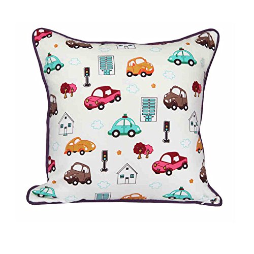 Cuscini decorativi CJC Cuscini Schienale Federa Tessili Multifunzionali Coprisedili Geometrici Colorati per Divano Tiro casa (Colore : 45x45cm)