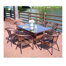 Tavolo in vimini in rattan mobili in patio e set s Mobili da giardino in rattan set patio mobili da giardino mobili da giardino di liquidazione vetro top tavolino da caffè patio set tavolino da caffè