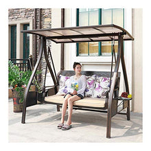 DGHJK Altalena da Patio con Cuscini e tettoia, Sedia a Sdraio da Esterno Mobili da Esterno Sedia a Dondolo da Esterno Panchina Portico da Esterno Altalena da Giardino e a Bordo Piscina