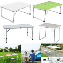 HHTX Tavolo Pieghevole 4 Piedi Portatile Regolabile in Altezza Tavolo Pieghevole a metà Tavolo da trespolo Tavolo da Campeggio Tavolo da Picnic per Interni ed Esterni da Pranzo Tavolo da Barbecue