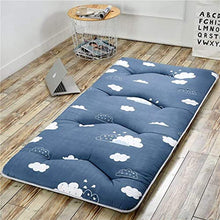 HKX Tappetino Pieghevole, materassino Portatile Queen-King futon Tradizionale Lavabile-C 180x200 cm (71x79 Pollici)