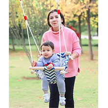 HUWENJUN123 Sedia per Amaca da Patio Sedile Altalena con Corda sospesa per Bambini, Cuscini e Kit Hardware, Perfetto per Interni, Esterni, casa, Camera da Letto, Patio, Cortile, Ponte, Giardino