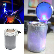 Congci Posacenere Portatile, posacenere Luminoso, posacenere per Auto con portacenere per Sigarette a LED, sfiato per Sigarette, Cenere di Fumo