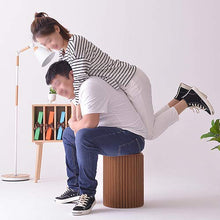 KAINUO KlappstüHle Balkon, Akkordeonart Niedriger Stuhl Klappbarer Kraftpapierhocker für Sofa, Bett, Terrasse, Balkon, Garten USW