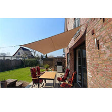 WWYL Parasole Vela, Rettangolare Ombra Vela, ALL'APERTO Giardino Terrazza Solarium Partito Tenda Tenda 98% Protezione UV Fiocco, con La Corda. (Arancia,2 x 5 m)
