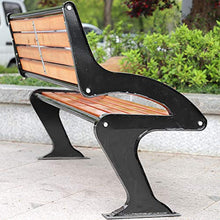 Panchina del parco, Sedie panche e panche per esterni in ferro battuto per il tempo libero in giardino, Comoda sedia da giardino per 2-3 persone, Può essere utilizzato per balcone / corridoio