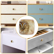 Set di 4 maniglie rotonde per armadio da cucina, credenza, cassettiera, cassettiera, con viti, per cucina, comò, armadietto, bagno, guardaroba, capricorno, oroscopo zodiacale, astrologia