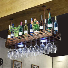 portabottiglie in metallo Portabottiglie per vino rosso Portabottiglie per vino Cornice in vetro per vino Calici retrò da appendere Cornice in vetro per vino rosso Appendini per vino capovolti con l