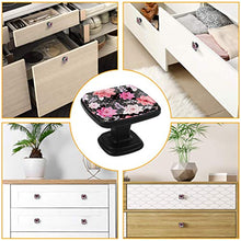 Elegant texture paper flower Pomelli per Porta Set di 4 Pomelli per Mobili Manopole per Cassetti Cucina Armadio Vetro