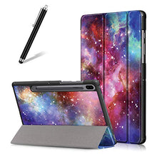 Artfeel Cover per Samsung Galaxy Tab S6 10.5 T860/T865,Sottile Leggero Pelle Smart Supporto Custodia con Auto Sveglia/Sonno,Slim Flip Folio Magnetico Tablet Caso,Via Lattea