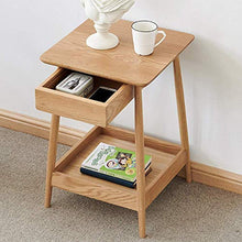 DGHJK Mobili per la casa, Comodino, Comodino, Comodino in Legno, Camera da Letto, con cassetto e ripiano , mobili per la casa multifunzionali , 16,1 '' x16,1 '' x 24 ''