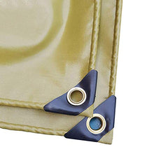 MHBGX Telo Impermeabile per Esterni Resistente, Fori per Gli Occhi Rinforzati con Telo per L'Impronta Della Tenda, Ideali per la Copertura Della Tenda o Della Piscina,5X6M,5X6M