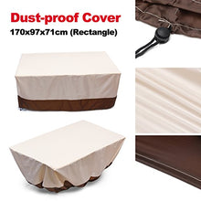dDanke, copertura impermeabile per sedia da giardino, per divano, divano, copertura antipolvere 170 x 97 x 71 cm