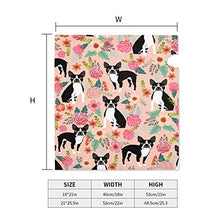 Boston Spring Pink Boston Terrier - Copertura magnetica per cassetta postale per giardino, giardino, cortile, dimensioni standard, 53 x 45 cm