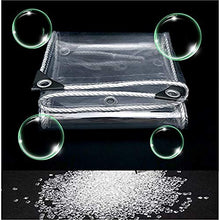 SHIJINHAO Telo Impermeabile Esterno,Trasparente Incatramata 400g / M² Impermeabile in PVC di Plastica Incatramata con Occhielli, Fiore-impianto Foglia Coperta Rainproof, 46 Formati