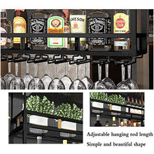 COLiJOL Portabottiglie da Vino da Appendere a Soffitto Portabicchieri da Vino Rosso Capovolto Calice da Appeso a Sospensione Portabottiglie per Mensola da Cucina Bar Decor Rack,80 cm (31,5 Pollici),8