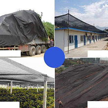 WGEMXC Impermeabile Della Copertura Del Tarp Incatramata Foglio, Parasole Net, Ombra Panno, L'80% Blocchetto Di Sun Della Maglia Della Rete per Pergola Canopy Garden Outdoor (Colore: Nero, Dimensioni