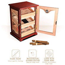 CHOUCHOU Posacenere per Sigari Scatola di sigari, Legno di Cedro Importato, umidità costante, umidificatore, vetrina