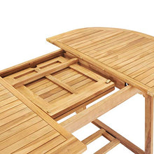 FAMIROSA Tavolo da Pranzo Allungabile 150-200x100x75 cm Massello di Teak-4675