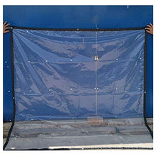 YYFANG Telo Impermeabile Esterno，Tenda Antipioggia in plastica Morbida per Balcone, Progettazione di Foro Metallico bifacciale Impermeabile per Giardino Esterno 24 Dimensioni