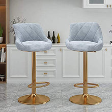 Sgabelli da Bar Sedia 4 Pz sgabelli da bar, flanella Chrome acciaio poggiapiedi Sgabelli Base, ascensore girevole meccanica Sgabello, Cucina Colazione Bar Stool, disponibile in 7 colori Regolabile Sga