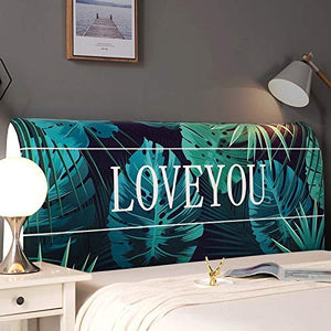 Renbin Copertura Testiera Letto, Fodera per Testiera Letto all-Inclusive con Lato Elasticizzato per Arredamento Camera da Letto,#16-120cm
