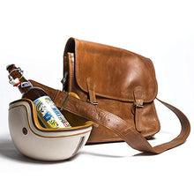 LUDI-VIN 5060388472405 Porta Bottiglia Casco Moto Vintage patinata di Resina Avorio 25 x 20 x 18 cm