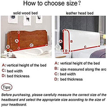 LANG ZI Copertura/Fodera+Testiera+Letto Fodera per Testata Letto Copri Testata Letto 150/160/200 CM Matrimoniale/Singolo Premium Imbottita Elastica Copritestata Letto Protezione Anti-Collision.