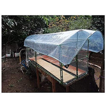 SHIJINHAO Tarpa In PVC Trasparente A Parete, Coperchio Tenda Impermeabile, Spessore 12mil Spessore Resistente Alla Lacrima Resistente All'angolo Angolo Armato Angolo Gommini Ogni 1.6 'su Tutti I Lati,