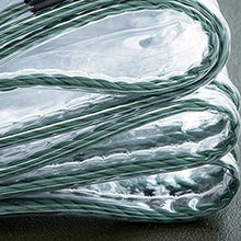 GGYMEI Telone Telo Copertura ， Occhiello Rinforzato Impermeabile Adatto for Navi negli Anni del Fuoco Plastica, 600 Grammi for Metro Quadrato (Color : Chiaro, Size : 2.4x2m)
