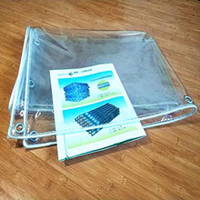 HZWLF Telone Multiuso per Esterni, Trappola Trasparente Resistente, Addensare 19,7 Mil / 0,5 mm, PVC Trasparente Impermeabile con Occhielli, Copertura per Tenda da Campeggio, 1,4 x 1,8 m