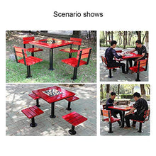 Set tavolo e panca da esterno in 4 pezzi, Resistenza agli agenti atmosferici del telaio metallico e doghe in legno massello Panchine e tavoli, Per giardino esterno Tavolo da picnic e panca