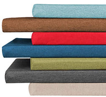 Cuscino per panca da giardino, 2/3 posti, 100/120 cm, per casa, sala da pranzo, patio, interno ed esterno (90 x 35 x 5 cm, grigio)