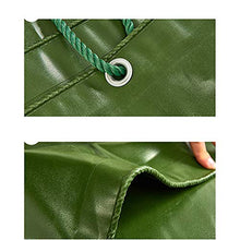 LIUXIUER Outdoor incatramata, PVC Verde Vernice Poncho Imbottito incatramata Antipioggia e Durevole, Prestazione Impermeabile e Un Migliore Isolamento delle Prestazioni,3.85×2.85m