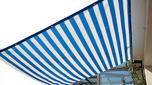 Risareyi - Tenda parasole rettangolare in tessuto per esterni, giardino, finestra, giardino, 95% dei raggi UV 6ftx16ft