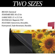 Copertura magnetica per cassetta delle lettere in fiori di girasoli, decorazione per la casa, dimensioni standard, 53,3 x 45,7 cm