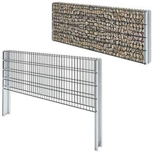 honglianghongshang Barriere e recinzioni Pannelli per recinzioni Set di Recinzioni 2 D a Gabbione 2008x830 mm 4 m Grigio